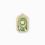 Pendentif médaille Apollo 24x18mm - Doré
