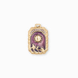 Pendentif médaille Apollo 24x18mm - Doré