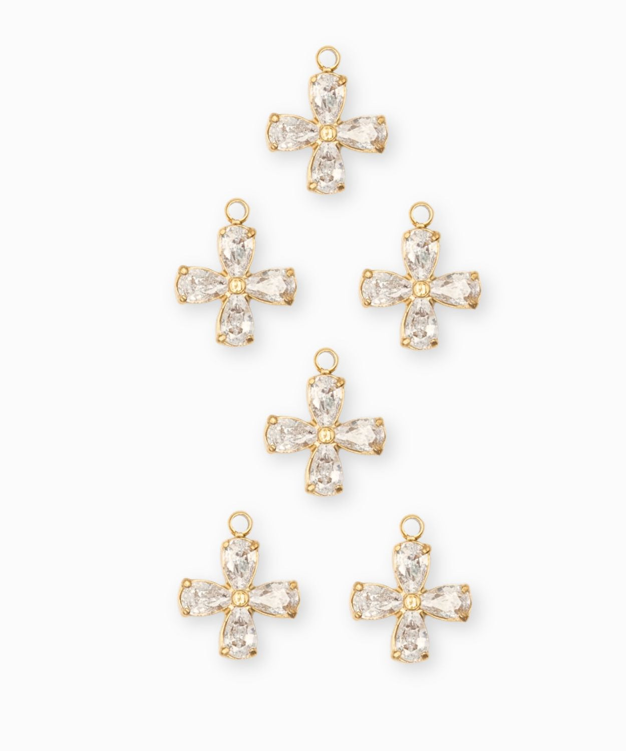 Pendentif fleur lunaire annuelle 11mm