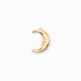 Pendentif lune visage 18x14mm