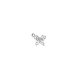 Pendentif papillon mini strass 8x9mm