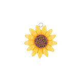 Pendentif tournesol acrylique 26mm
