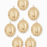 Pendentif vierge marie 10.5x17.5mm