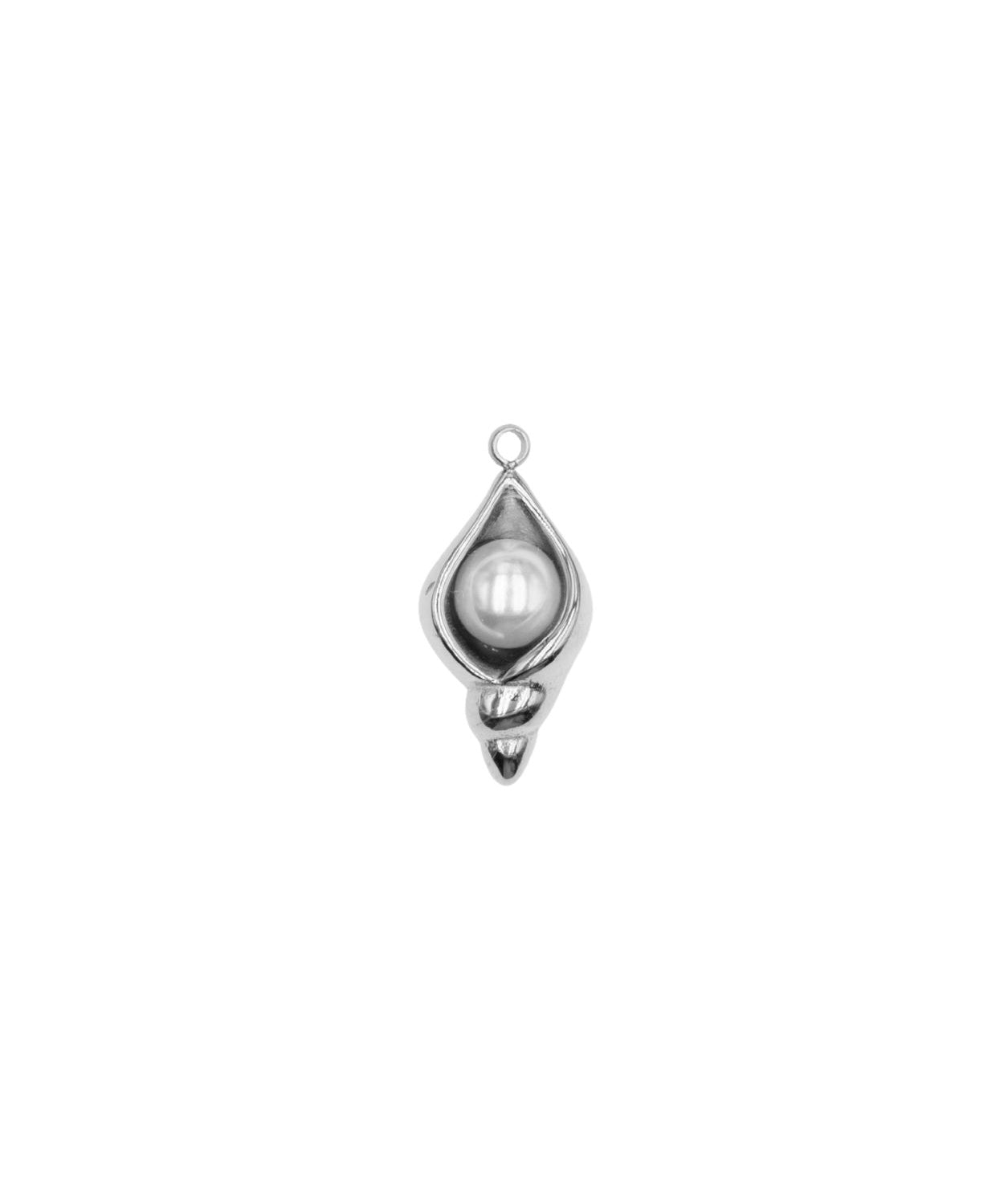 Pendentif coquille perle 18x10mm