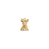 Pendentif chien bouledogue français 14x11mm