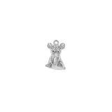 Pendentif chien bouledogue français 14x11mm