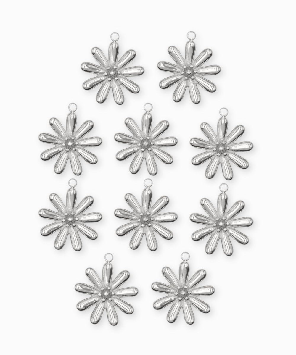 Pendentif fleur de marguerite 18.5x16.5mm