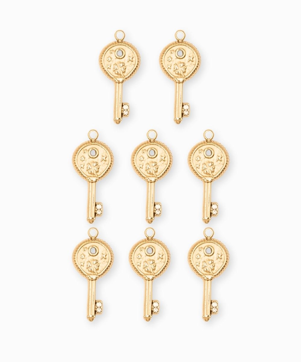 Pendentif clé 18.5x9.5mm