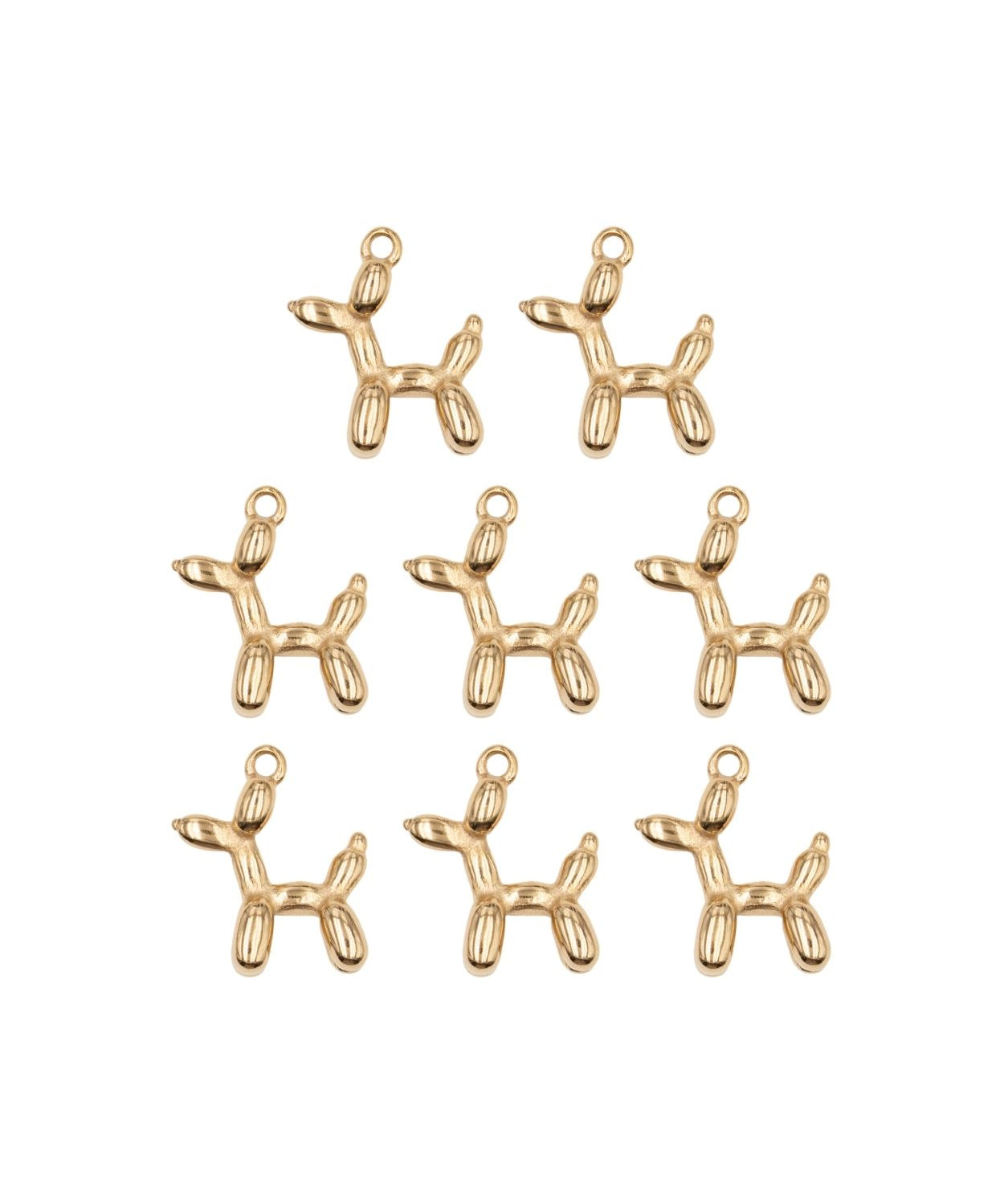 Pendentif caniche ballon 14x15mm