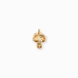Pendentif champignon strass 12.5x10mm