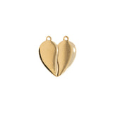 Pendentif coeur aimant 18x10mm