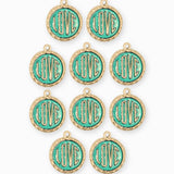 Pendentif médaille love 12mm