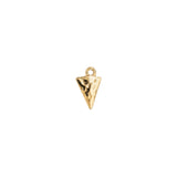Pendentif pizza strass 12x9mm