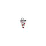 Pendentif pizza strass 12x9mm