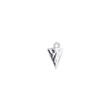 Pendentif pizza strass 12x9mm