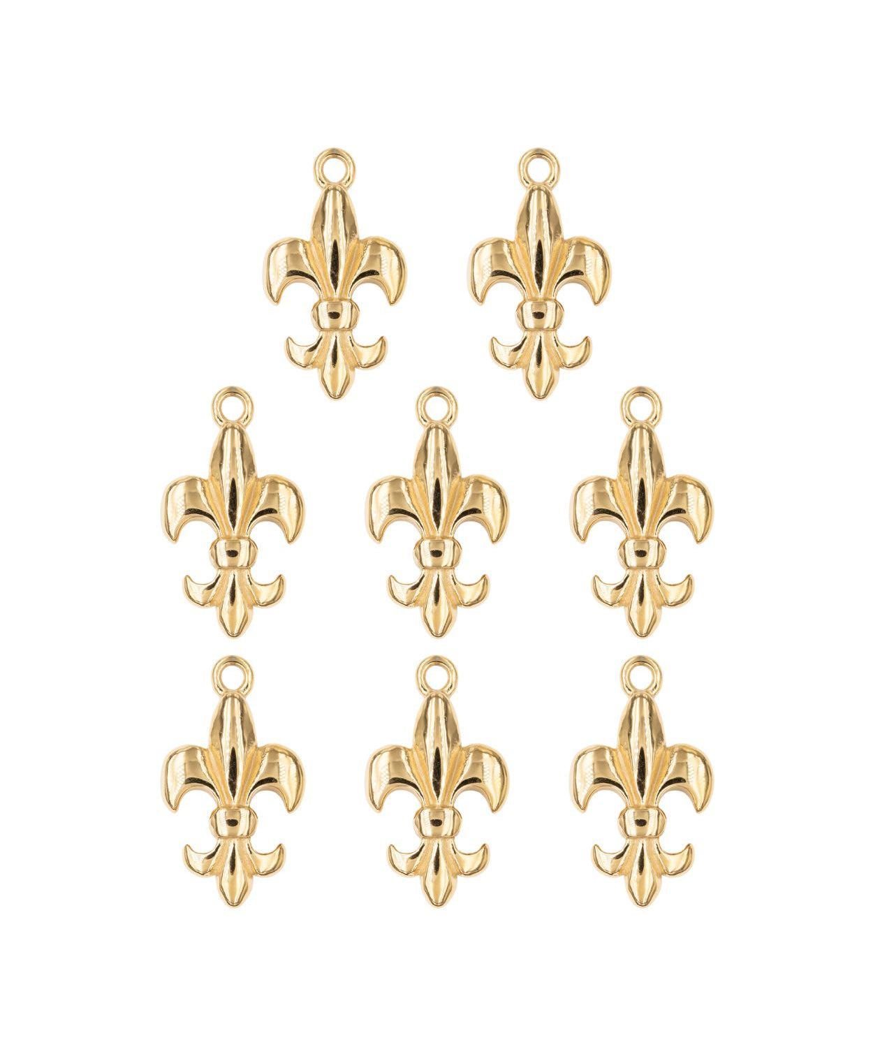 Pendentif Fleur de lys 19x13mm