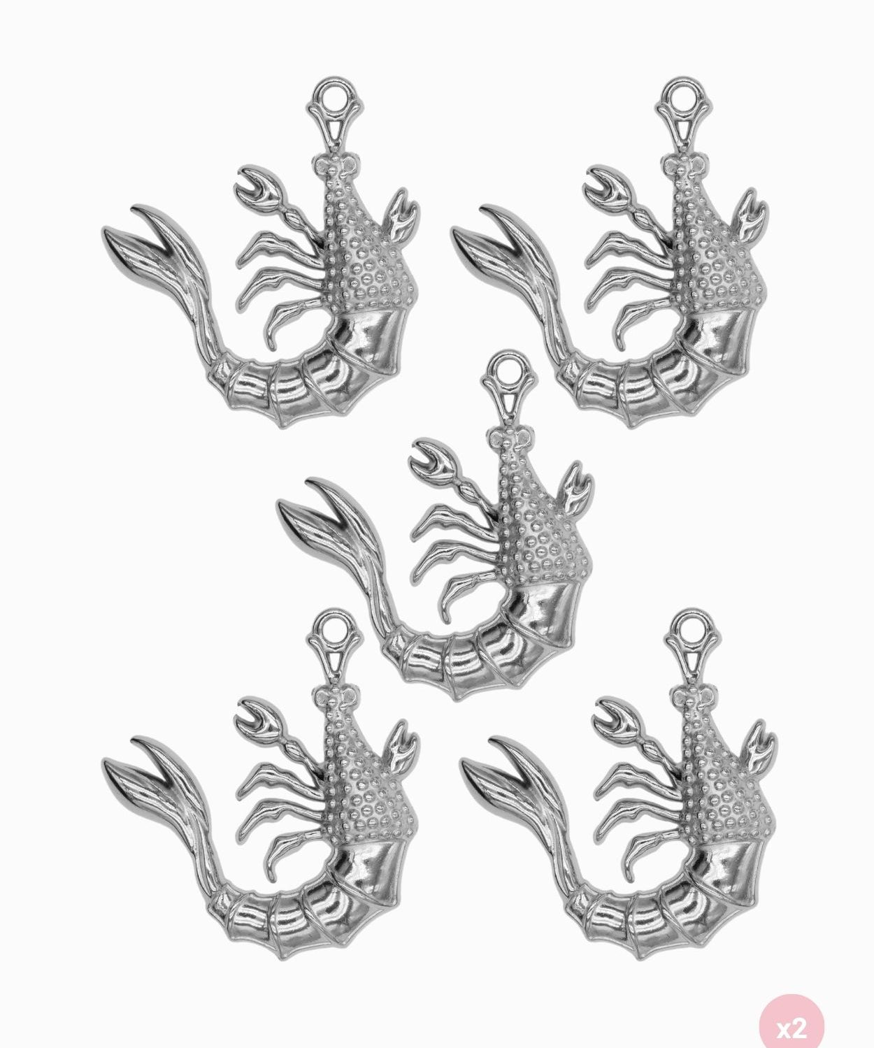 Pendentif homard 26x24mm