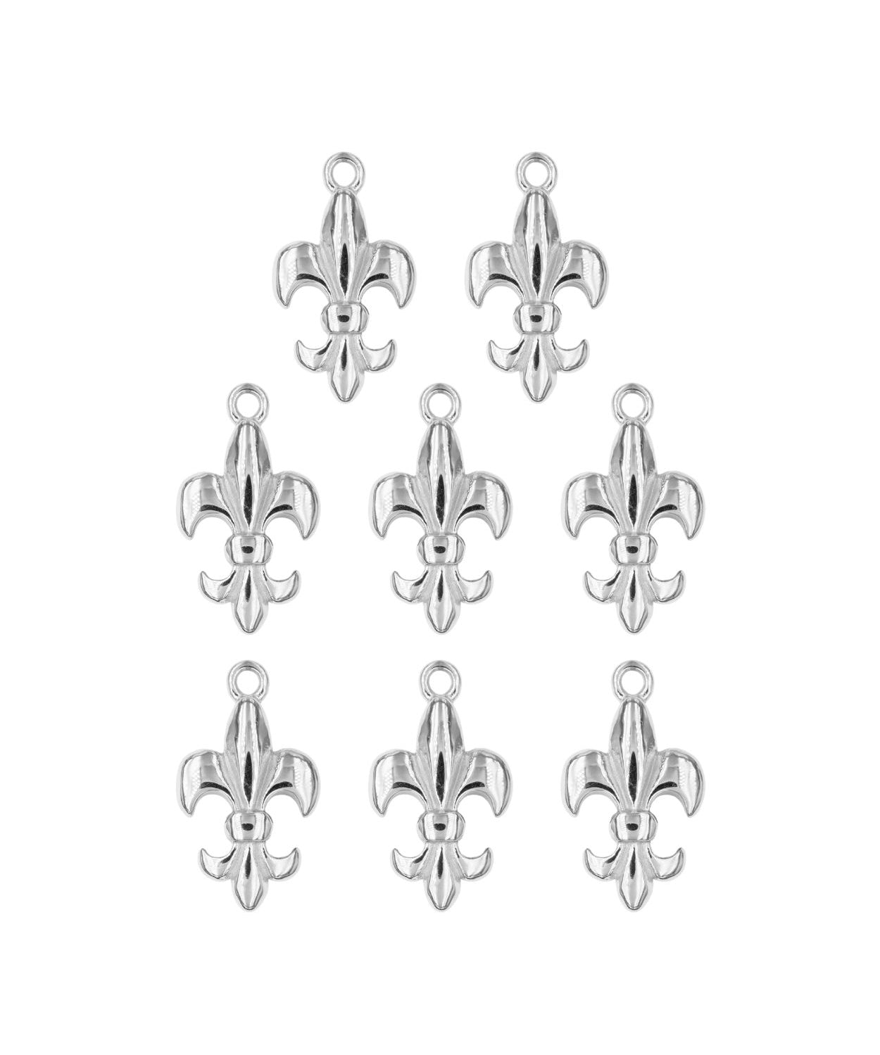 Pendentif Fleur de lys 19x13mm