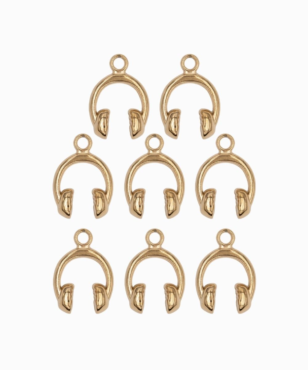 Pendentif casque 12x11mm