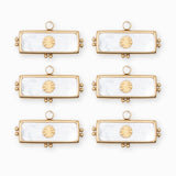 Pendentif rectangle pierre fine 9x22.50mm