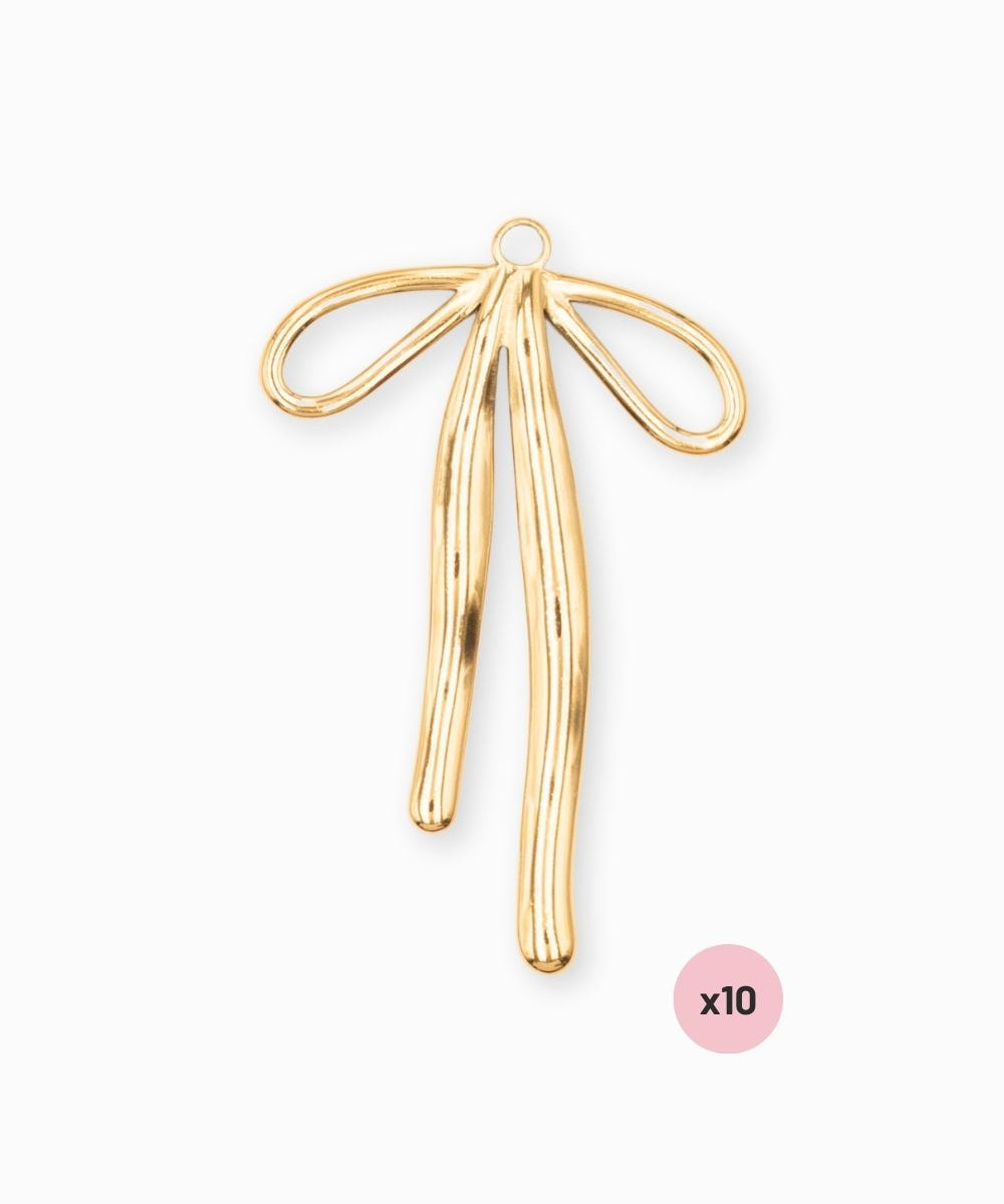 Pendentif ruban tombant 40x28mm
