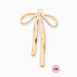 Pendentif ruban tombant 40x28mm