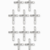 Pendentif double croix 17.50x13mm