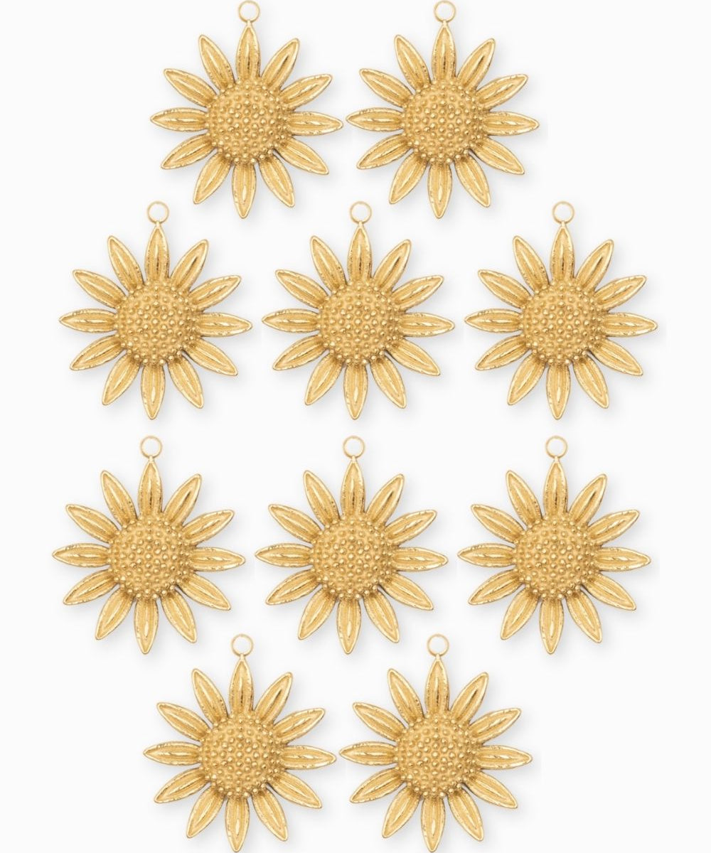Pendentif tournesol 20mm