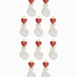 Pendentif finger heart 16x7.5mm