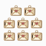 Pendentif lettre d'amour 9.50 x 13 mm