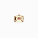 Pendentif lettre d'amour 9.50 x 13 mm