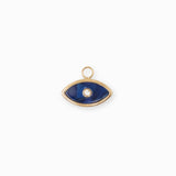 Pendentif oeil strass 9x12mm