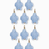 Pendentif tortue porcelaine 18x14mm