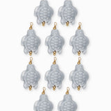 Pendentif tortue porcelaine 18x14mm