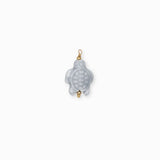 Pendentif tortue porcelaine 18x14mm
