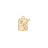 Pendentif To do list 15x14mm