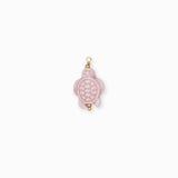 Pendentif tortue porcelaine 18x14mm