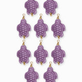 Pendentif tortue porcelaine 18x14mm