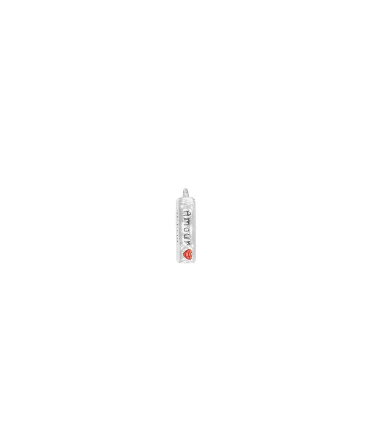 Pendentif Prisme amour 5x8mm