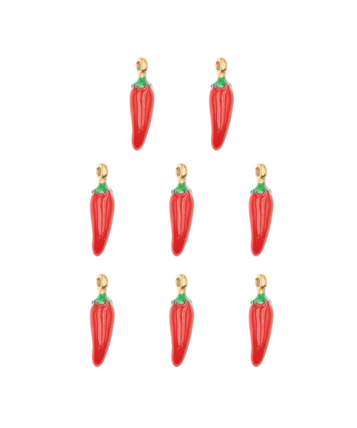Pendentif piment 14x5mm