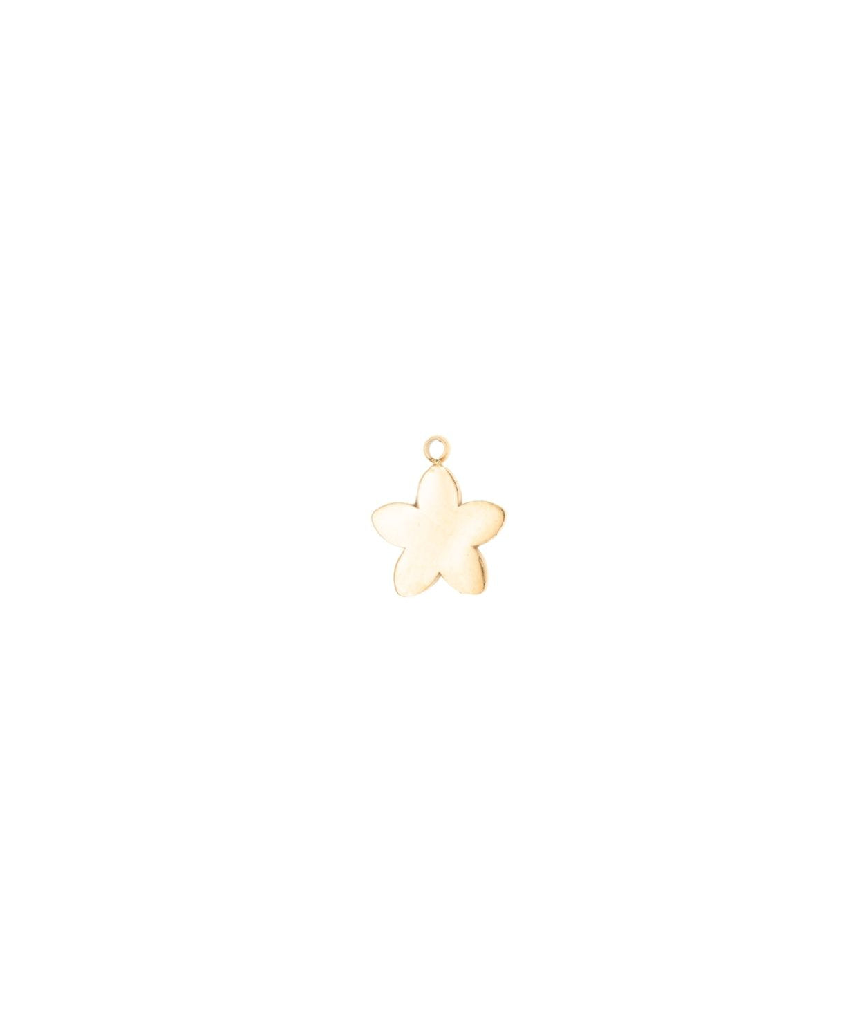 Pendentif fleur strass 9mm