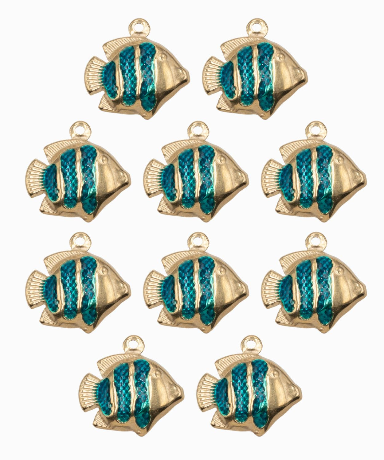 Pendentif poisson 14x17.5mm