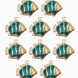 Pendentif poisson 14x17.5mm