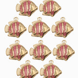 Pendentif poisson 14x17.5mm