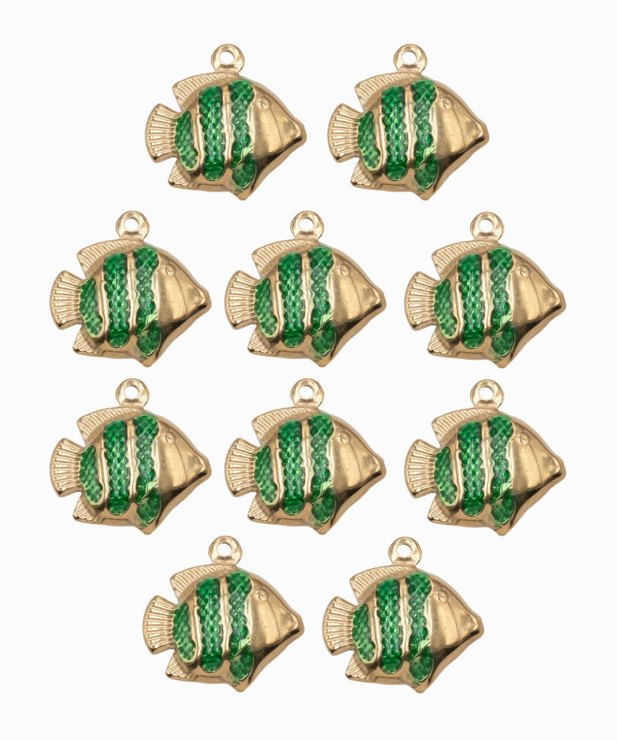 Pendentif poisson 14x17.5mm
