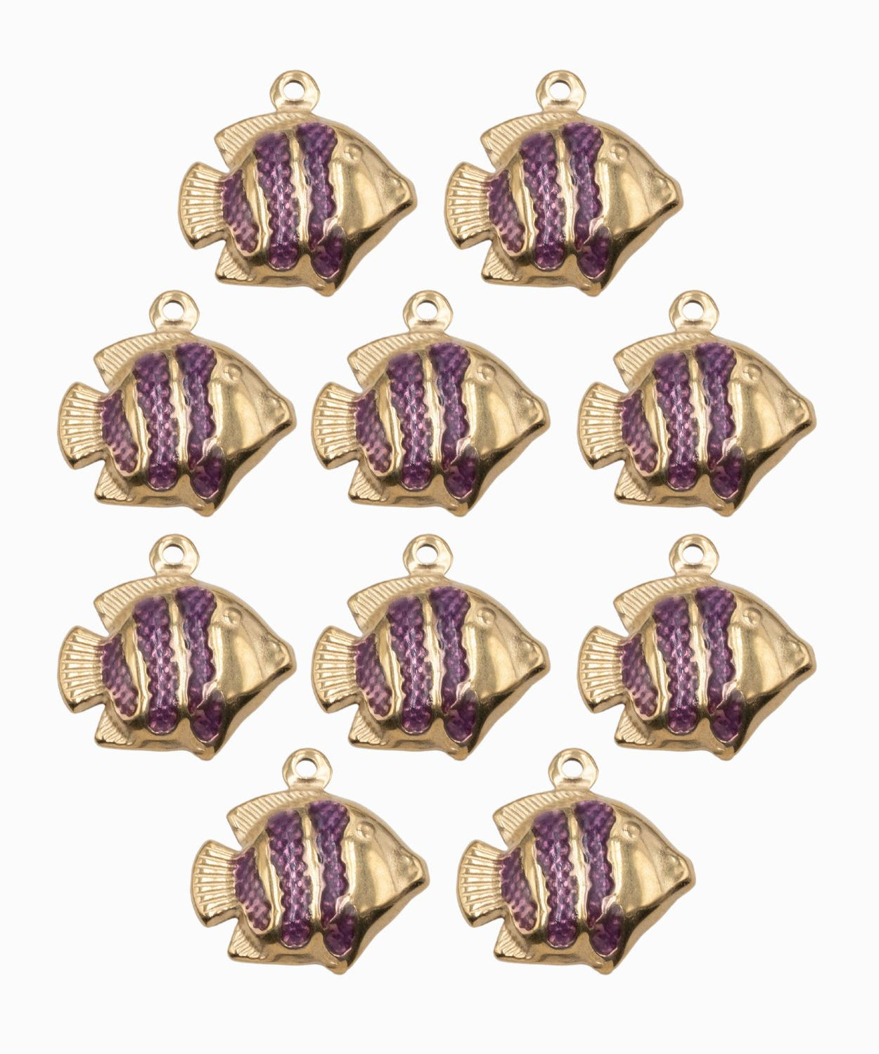 Pendentif poisson 14x17.5mm