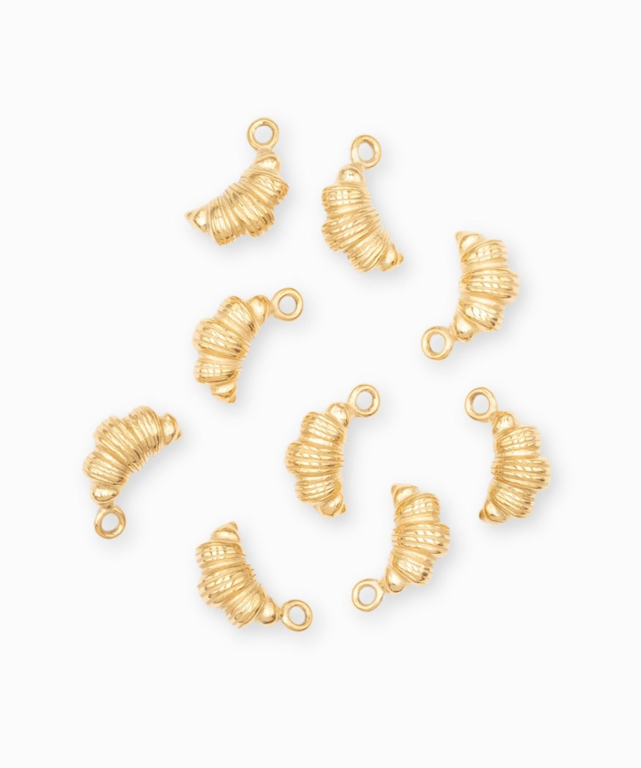 Pendentif croissant 7.5x12mm