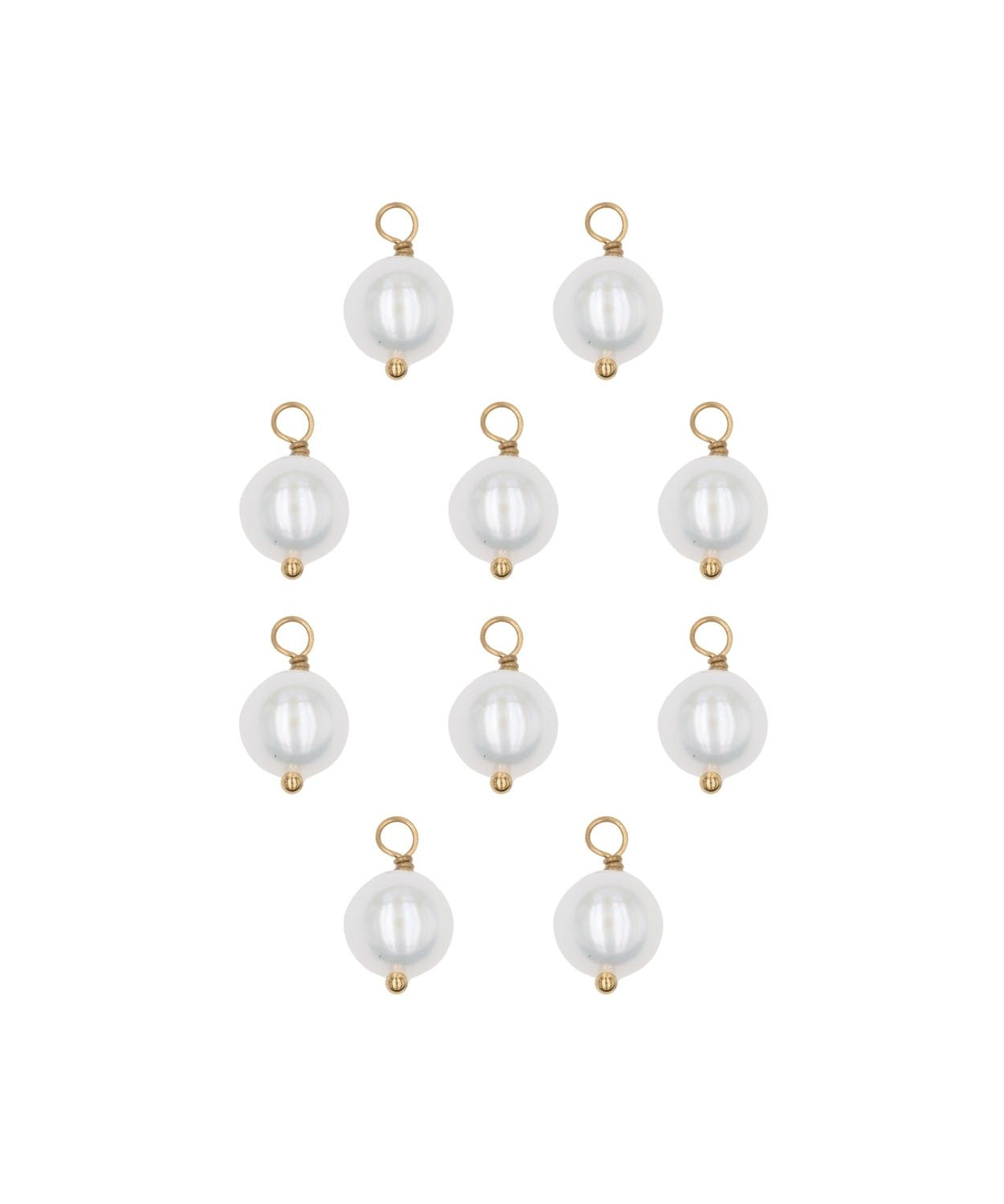 Pendentif perle de culture rond 9mm