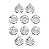 Pendentif en traces de coquillages 13.2x14mm