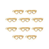 Pendentif lunettes coeur 19x8mm